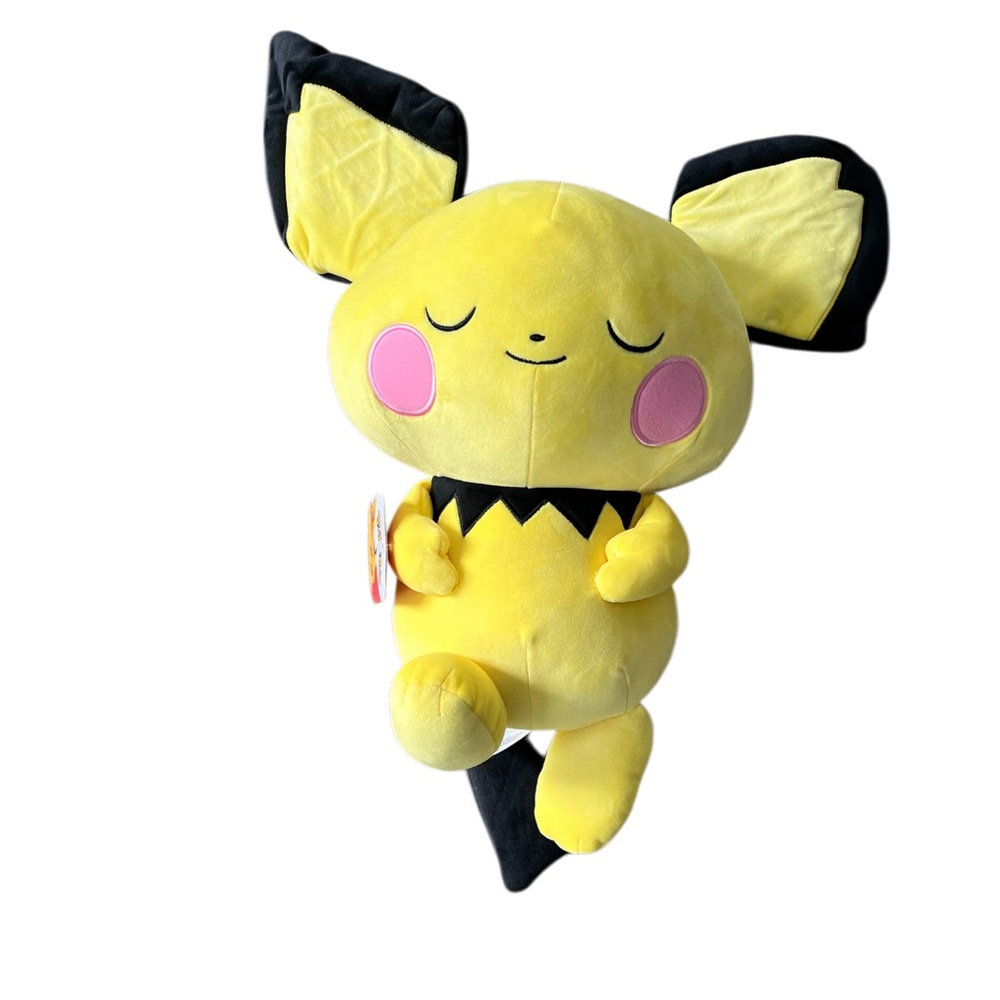 Yellow and Black Plush Toy